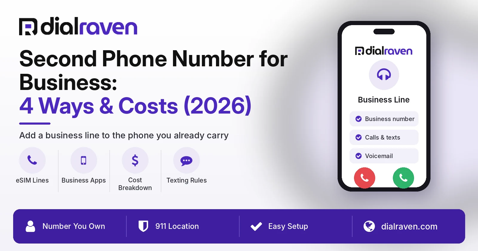 Second Phone Number for Business: 4 Ways to Get One and What It Costs