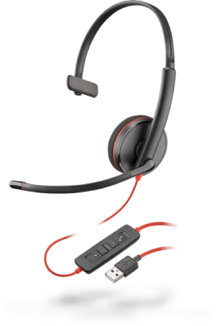 HP Poly Blackwire C3210 Corded UC Mono (USB A)
