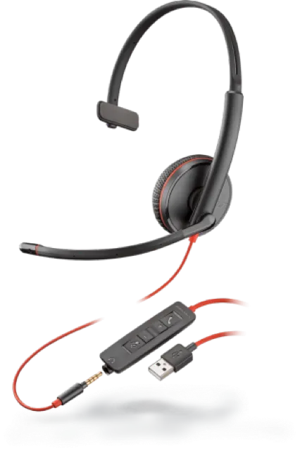 HP Poly Blackwire C3215 Corded UC Mono (USB A)