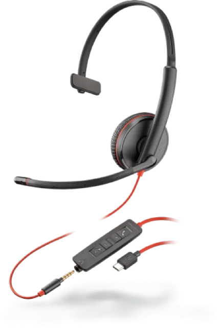HP Poly Blackwire C3215 Corded UC Mono (USB C)