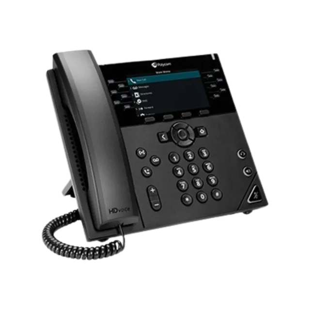 HP Poly VVX450 12 Line PoE IP Desk Phone