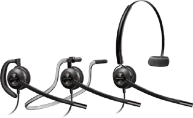 HP Poly EncorePro 540 3 Way Wired Convertible Headset