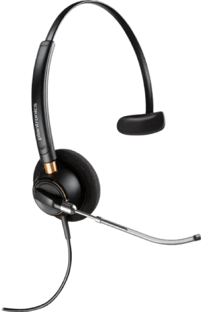 HP Poly EncorePro 510V Wired Mono Headset w/Voice Tube