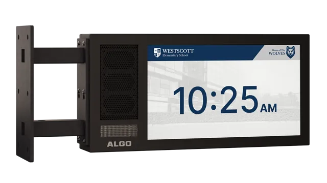 Algo 8420 IP Dual Sided Display Speaker