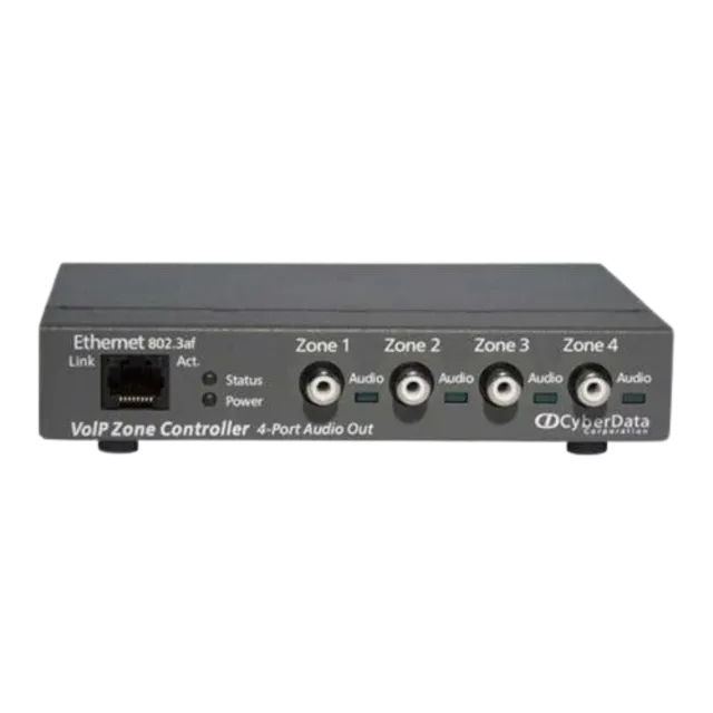 CyberData 011171 SIP Paging Zone Controller w/ 4 Port Audio Out