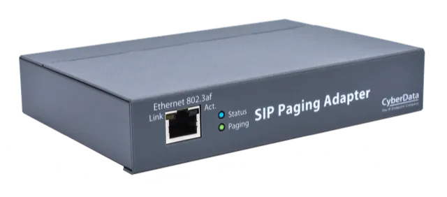 Cyberdata 011233 SIP Paging Adapter
