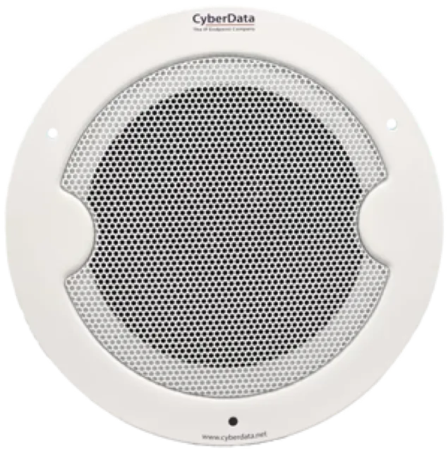 CyberData 011121 Auxiliary Analog Speaker (Signal White)