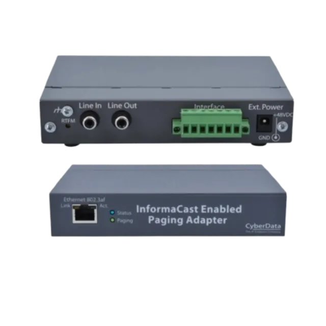 CyberData 011280 InformaCast Enabled Paging Adapter