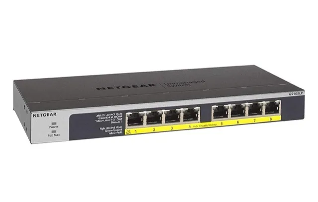 Netgear GS116LP 16 port Gigabit Ethernet Unmanaged PoE/PoE+ Switches