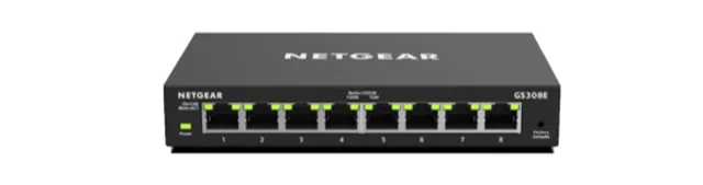 Netgear GS308E Smart Managed Plus Gigabit Ethernet Switch