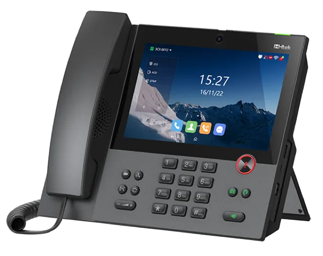 Htek UCV50 Enterprise Smart Video IP Phone (BRANDABLE ONE LOGO PER ORDER)