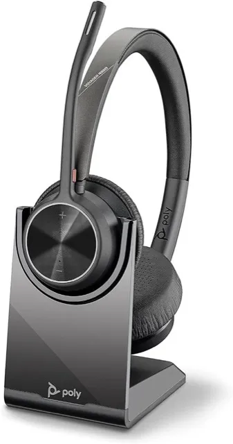HP Poly Voyager 4320 Dual UC/Teams Headset w/ Charging Base USB C