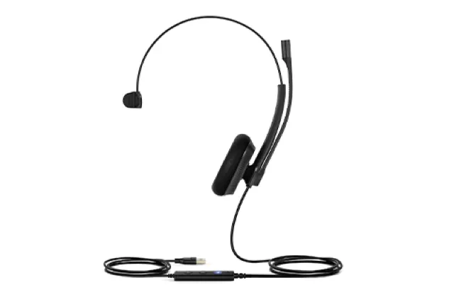 Yealink UH34 Lite USB Wired Headset (Mono Foam Ear Cushions)
