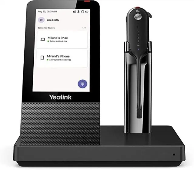 Yealink WH67 Teams All in One Convertible DECT Wireless Headset