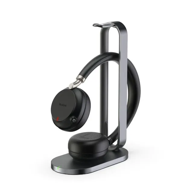Yealink BH72 Black Bluetooth Headset w/ Charge Stand USB A