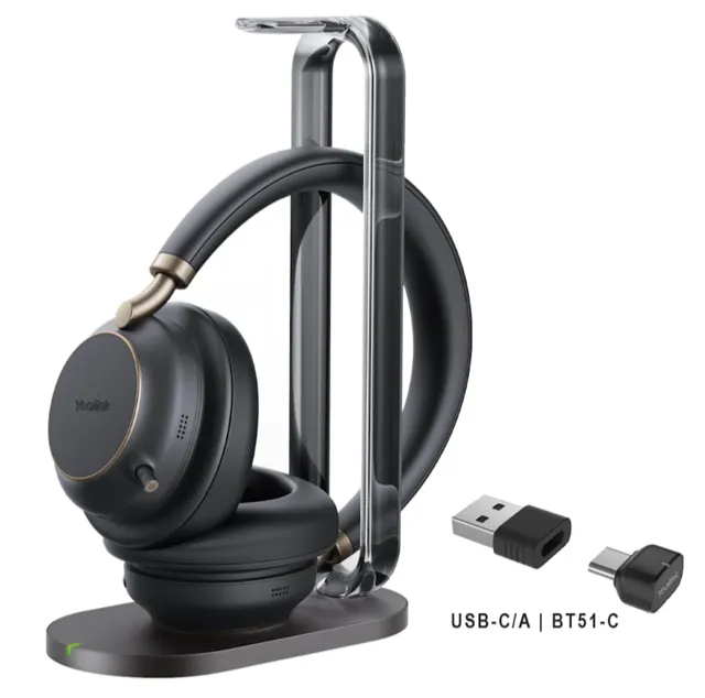 Yealink BH76 Stereo Headset w/ Charging Stand