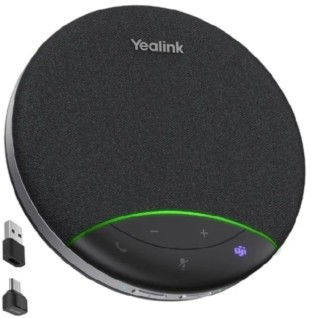 Yealink SP92 Bluetooth Speakerphone w/ USB A/C Adapter & BT51 C Dongle