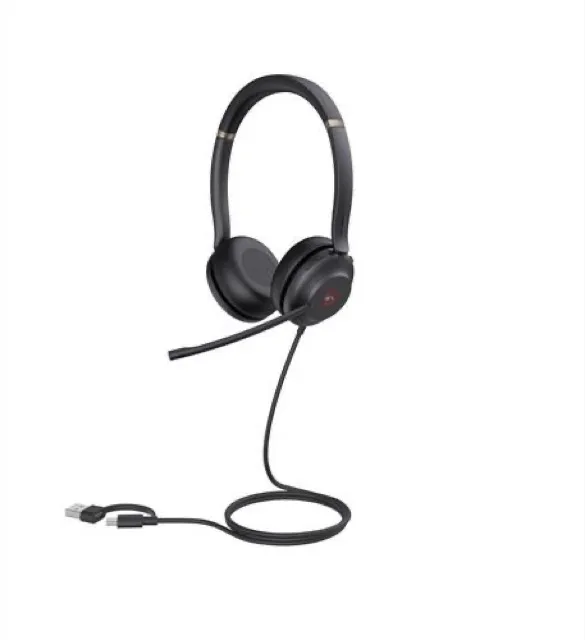 Yealink UH37 Wired Dual Headset USB A & C (Teams Certified)