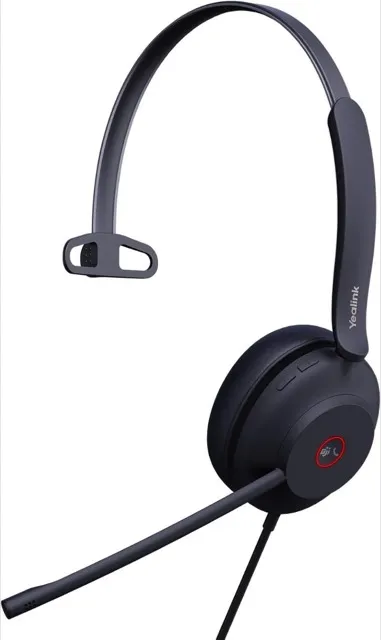Yealink UH37 Wired Mono Headset USB A & C (Teams Certified)
