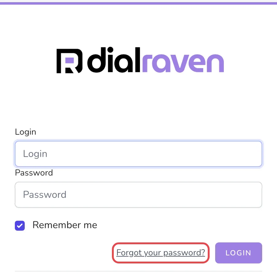 The Forgot your password? link on the ConnectUC sign-in page, highlighted