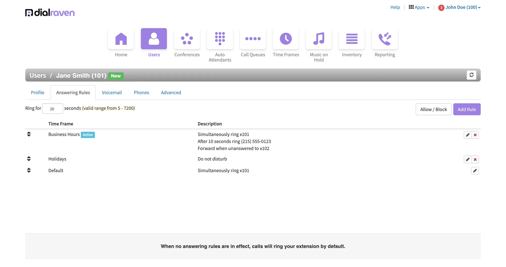 Manager Portal: Ring the right phone, every time