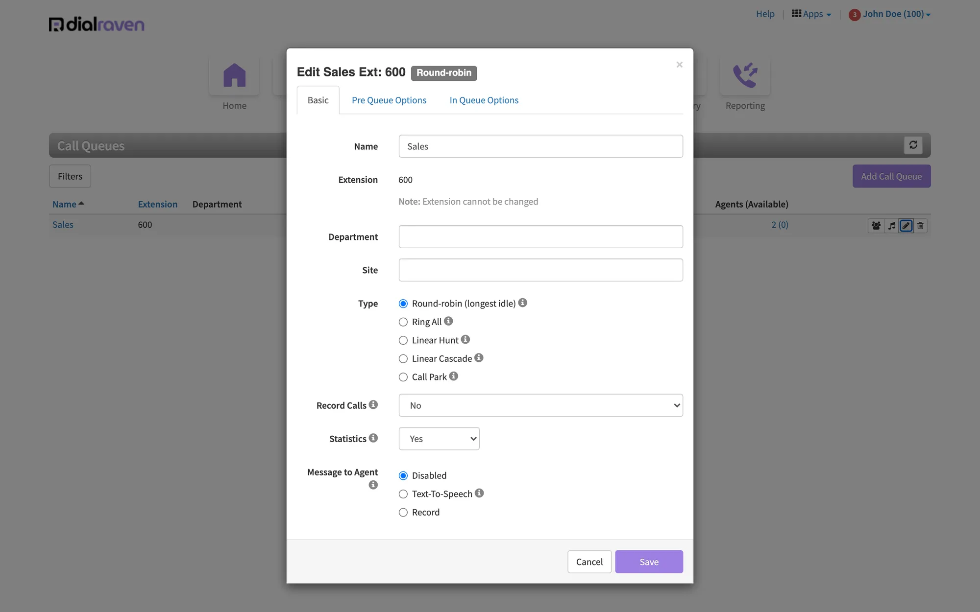 Manager Portal: Call queues your way